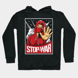 Stop War Ukraine Support Design Hoodie